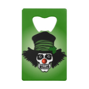 Irish Skeleton Clown Green