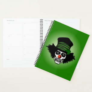 Irish Skeleton Clown Green
