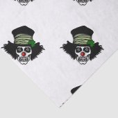 Irish Skeleton Clown Tissuepapier (Detail)