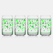 Irish Sláinte Lucky Shamrocks Design Personalized (Gauche)