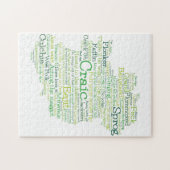 Irish Slang Map Legpuzzel (Horizontaal)