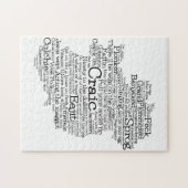 Irish Slang Map Legpuzzel (Horizontaal)