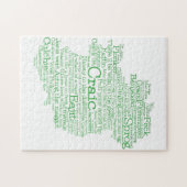Irish Slang Word Art Map Jigsaw Puzzle (Horizontal)