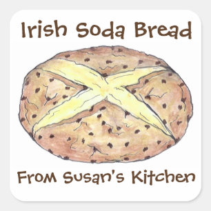 Irish Soda Bread St. Patrick's Day Baking Stickers