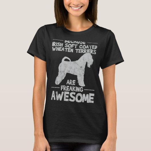 Irish Soft Coated Wheaten Terrier T-shirt (Voorkant)