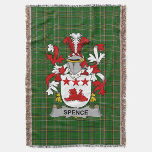 Irish Spence Wapen Family Crest Ierland Deken