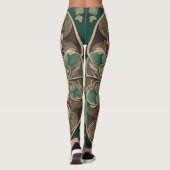 Irish Splendor: De Boho Shamrock Leggings (Achterkant)