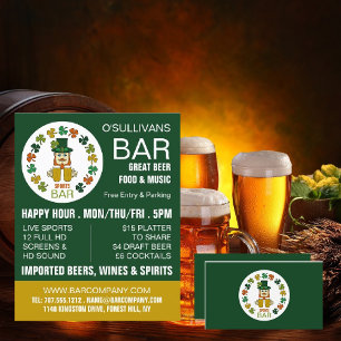 Irish Sports Bar, Pub/Brewery Adverteren Flyer