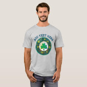 Irish St Patrick Circle T-shirt (Voorkant volledig)