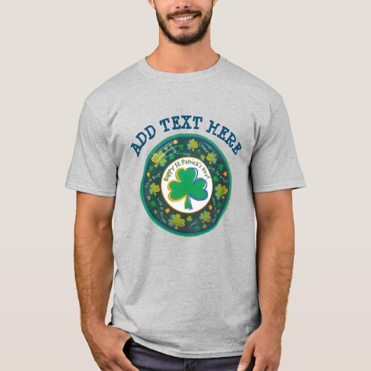 Irish St Patrick Circle T-shirt (Voorkant)