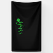 Irish St Patrick Day Mannen Vrouwen Saint Patricks Spandoek (Verticaal)