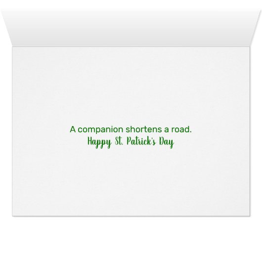 Irish St. Patrick's Day Green Beer (Binenzijde Horizontaal (Onderkant))