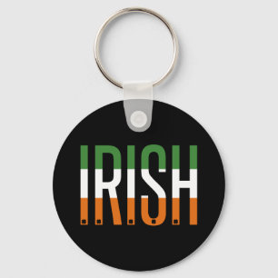 Irish St Patrick's Day Ireland Flag Shamrock Lucky Sleutelhanger