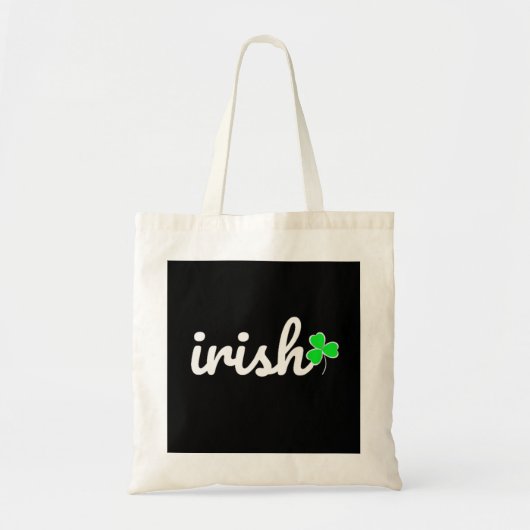 Irish St. Patrick's Day Lucky Shamrock Tote Bag (Voorkant)