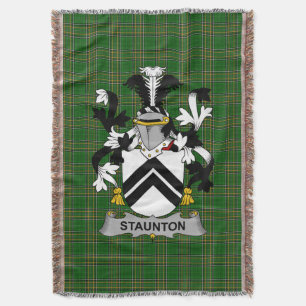 Irish Staunton Coat of Arms Family Crest Ireland Deken