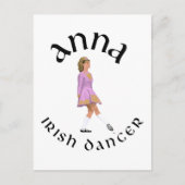 Irish Step Dance Custom Design ANNA Briefkaart (Voorkant)