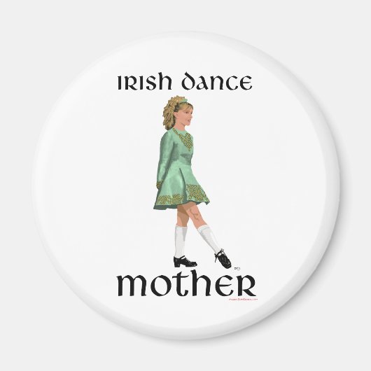 Irish Step Dance moeder - Green Magneet (Voorkant)