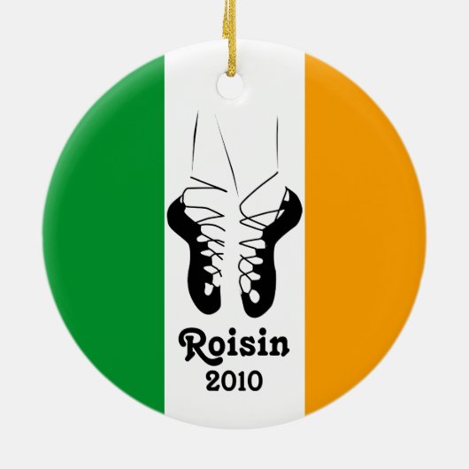 Irish Step Dancing Ornament (Achterkant)