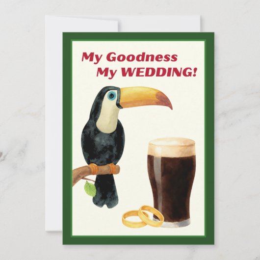 Irish Stout Bridal Shower Invitation (Devant)