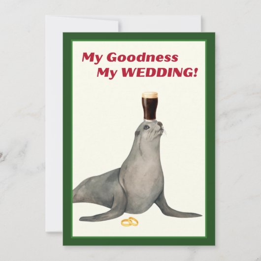 Irish Stout Bridal Shower Invitation (Devant)