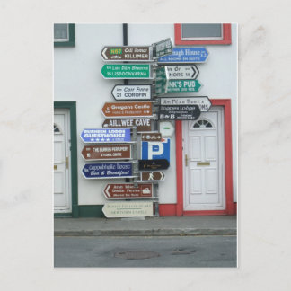 Irish Street Signs Briefkaart