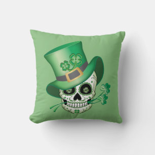 Irish Sugar Skull Kussen