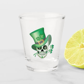 Irish Sugar Skull Shot Glas