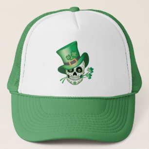 Irish Sugar Skull Trucker Pet