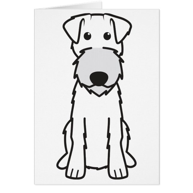 Irish Terrier Dog Cartoon (Voorkant)