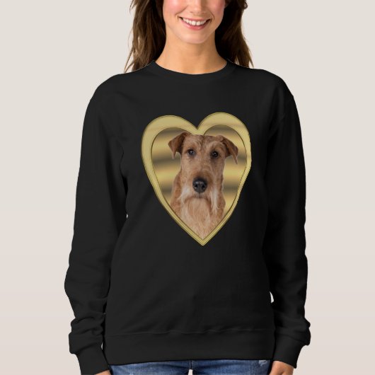 Irish Terrier Dog Dog Heart  Irish Terrier  1 Trui (Voorkant)