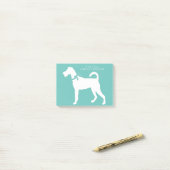 Irish Terrier Dog Puppy Post-it® Notes (Op bureau)