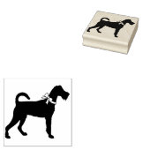 Irish Terrier Dog Puppy Rubberstempel (Gestempeld)