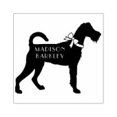 Irish Terrier Dog Puppy Rubberstempel (Afrduk)