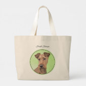 Irish Terrier Grote Tote Bag (Achterkant)