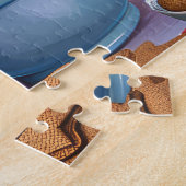 Irish Terrier Holiday Baking: feestelijke kerstdag Legpuzzel (Zijkant)