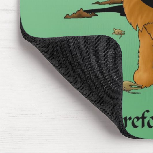 Irish Terrier (Irish Terriers) I Hunt... Mousepad Muismat (Hoek)