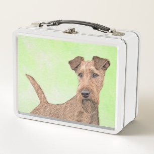 Irish Terrier Painting - Cute Original Dog Art
