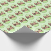 Irish Terrier Painting - Cute Original Dog Art Cadeaupapier (Hoek)