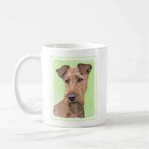 Irish Terrier Painting - Cute Original Dog Art Koffiemok