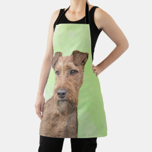 Irish Terrier Painting - Schattigee originele Dog Schort