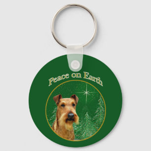 Irish Terrier Peace Sleutelhanger