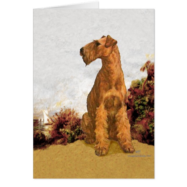 Irish Terrier Seaside (Voorkant)