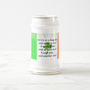 Irish Toast Stein Mok