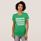 Irish Today Finse Morgen op DARK T-shirt (Voorkant volledig)