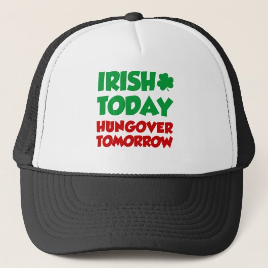 Irish Today Hungat Tomorrow Trucker Pet (Voorkant)