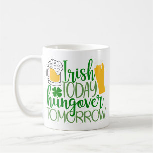Irish Today, Hungover Tomorrow Peuter T-shirt Koffiemok
