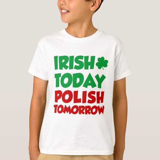 Irish Today Poolse Morgen T-shirt (Voorkant)