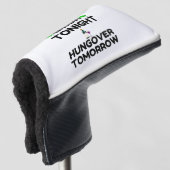 Irish Tonight Hungover Tomorrow Golfheadcover (3/4 voorkant)