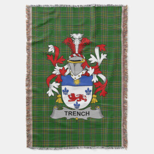 Irish Trench Coat of Arms Family Crest Ierland Deken