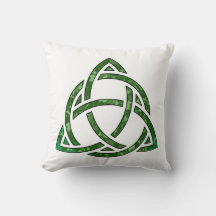 irish trifecta coussin vert